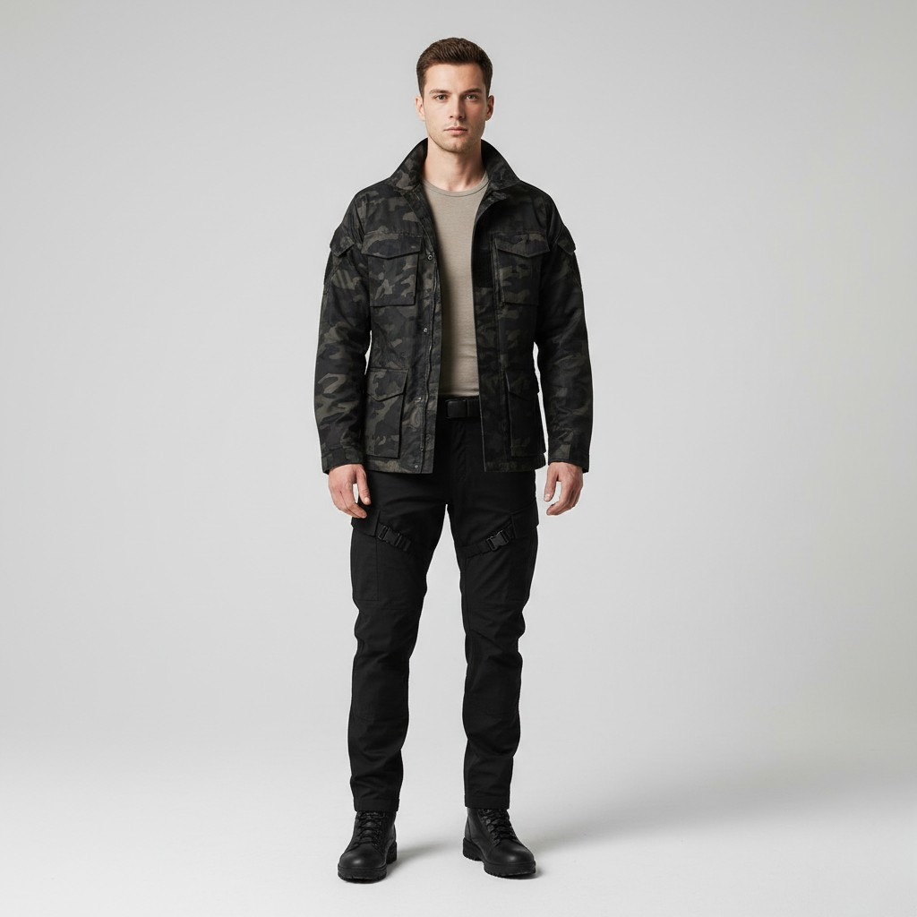 Men's Camo Field Utility Jacket