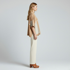 Women's Color-Block Knit Poncho Top