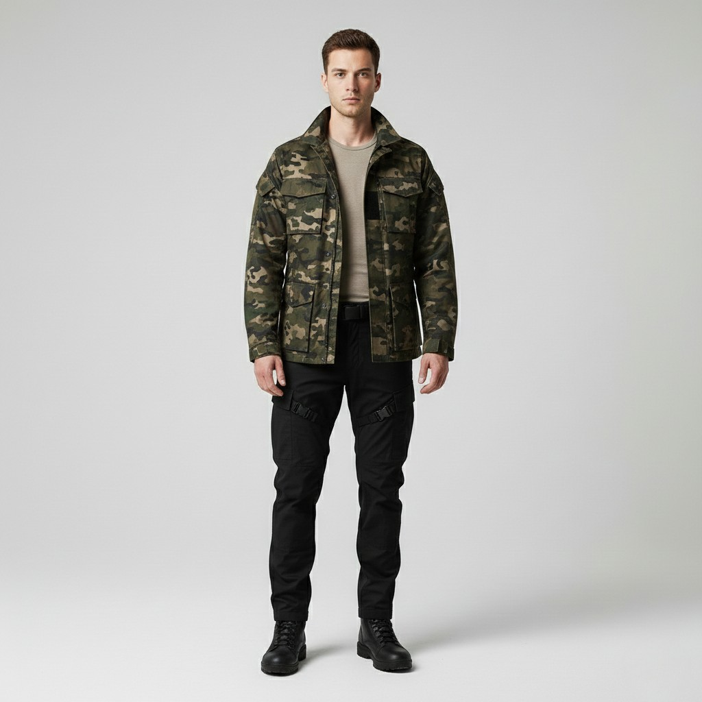 Men's Camo Field Utility Jacket