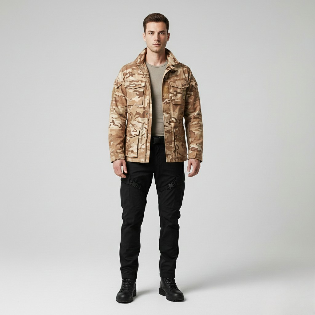 Men's Camo Field Utility Jacket