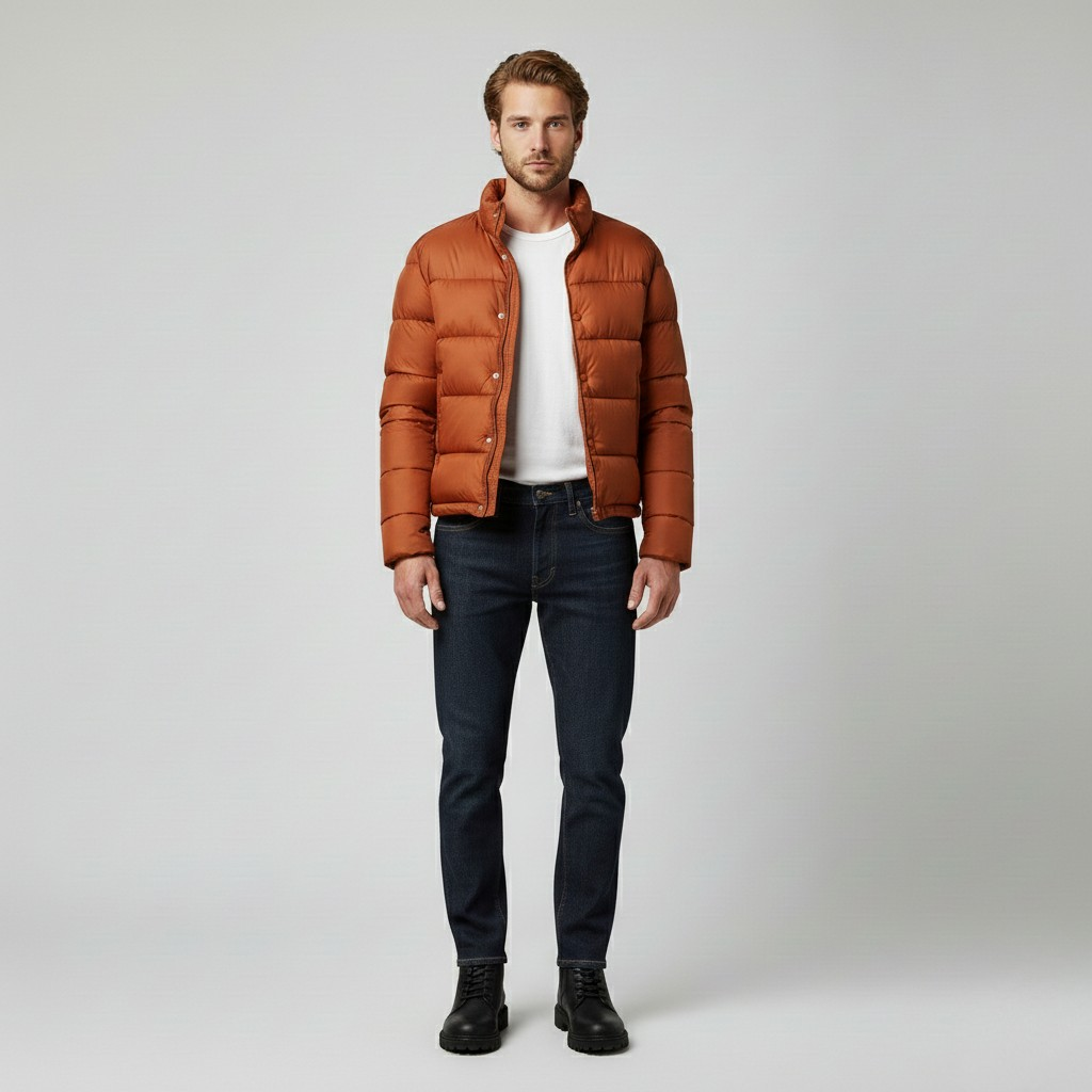 Men's Quilted Puffer Jacket