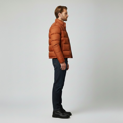 Men's Quilted Puffer Jacket