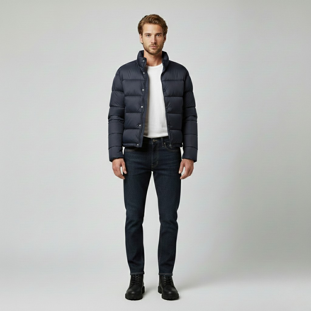 Men's Quilted Puffer Jacket