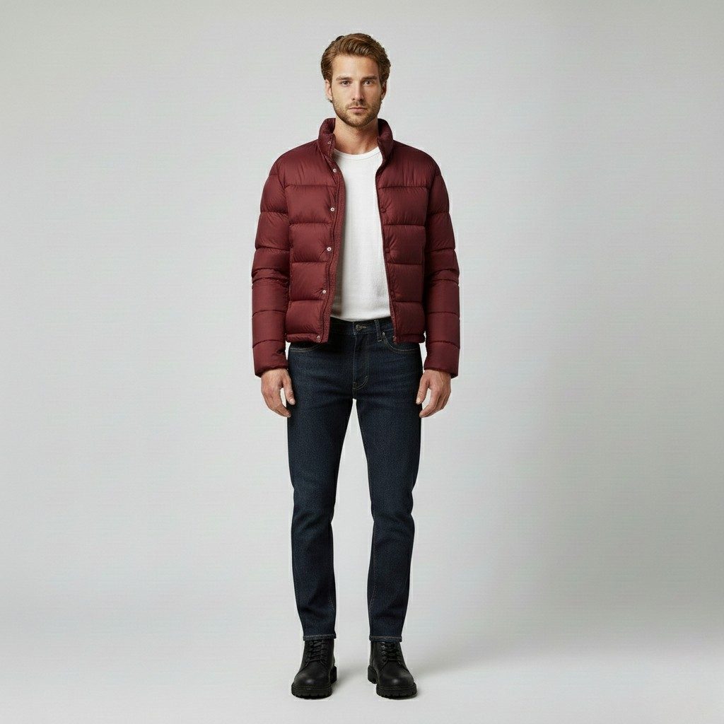Men's Quilted Puffer Jacket