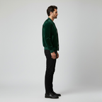 Men's Suede Bomber Jacket