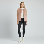 Women's Faux-Fur Collarless Open-Front Vest