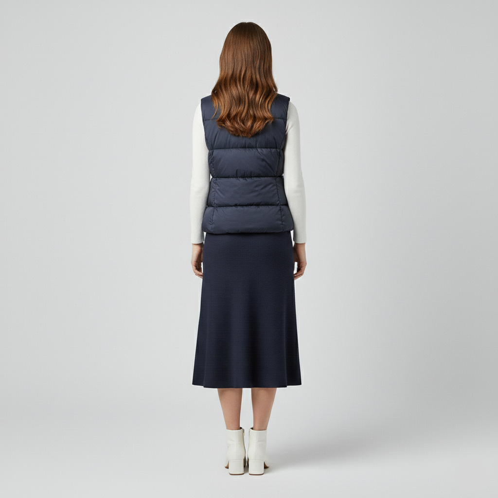 Women's Quilted Puffer Zip Vest